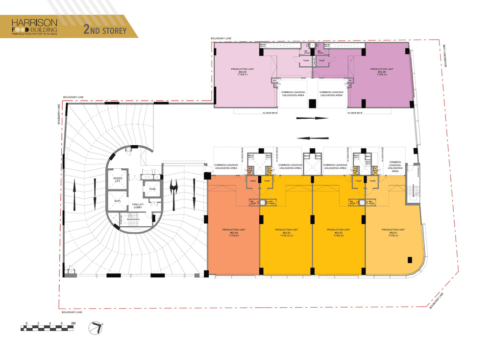 Harrison Food Building Level 2 floor plan layout