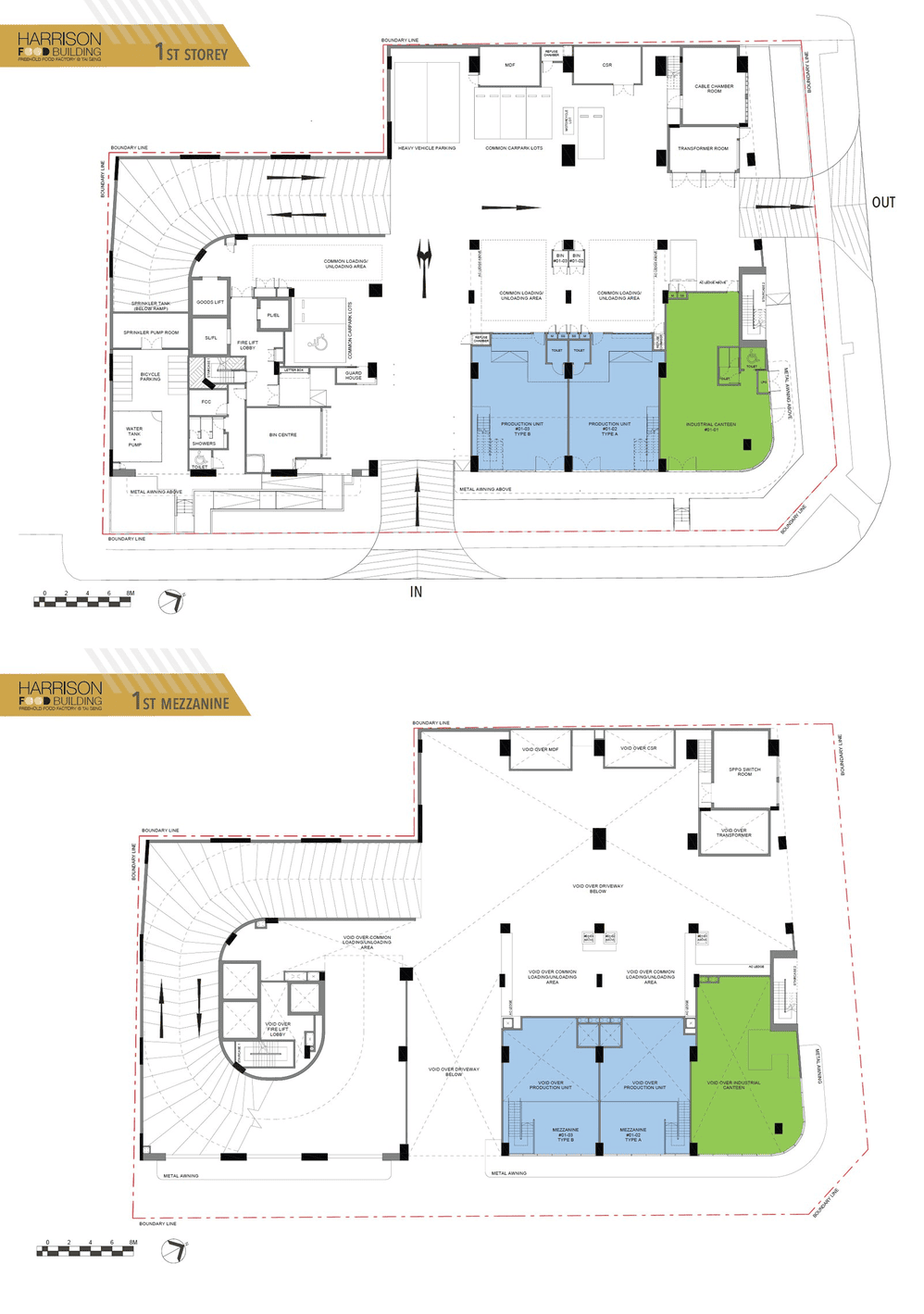 Harrison Food Building Level 1 floor plan layout