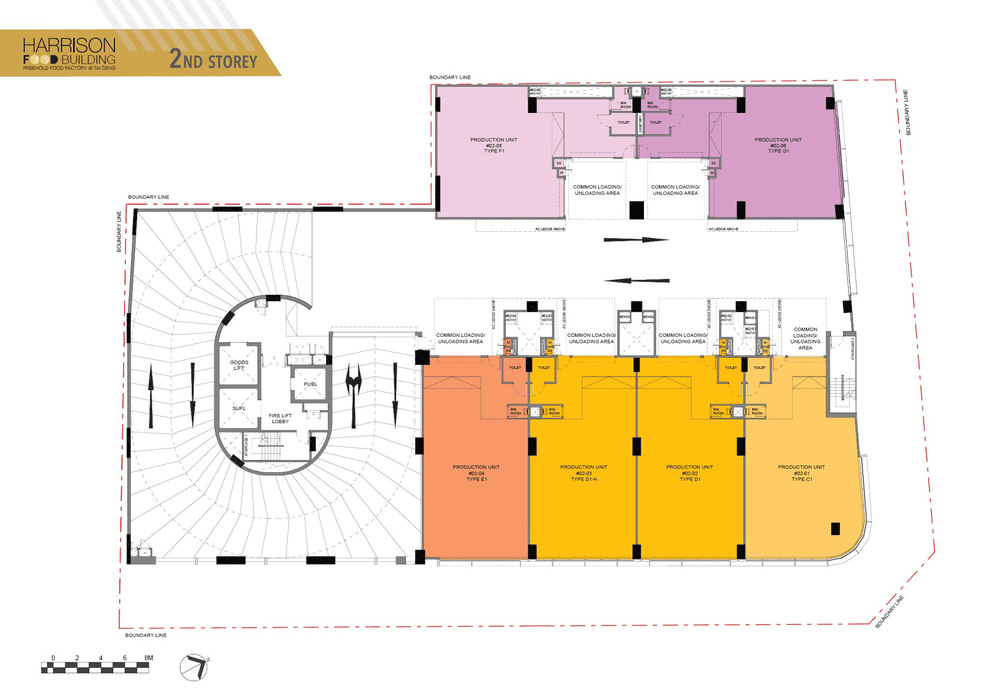 Harrison Food Building Level 2 floor plan layout