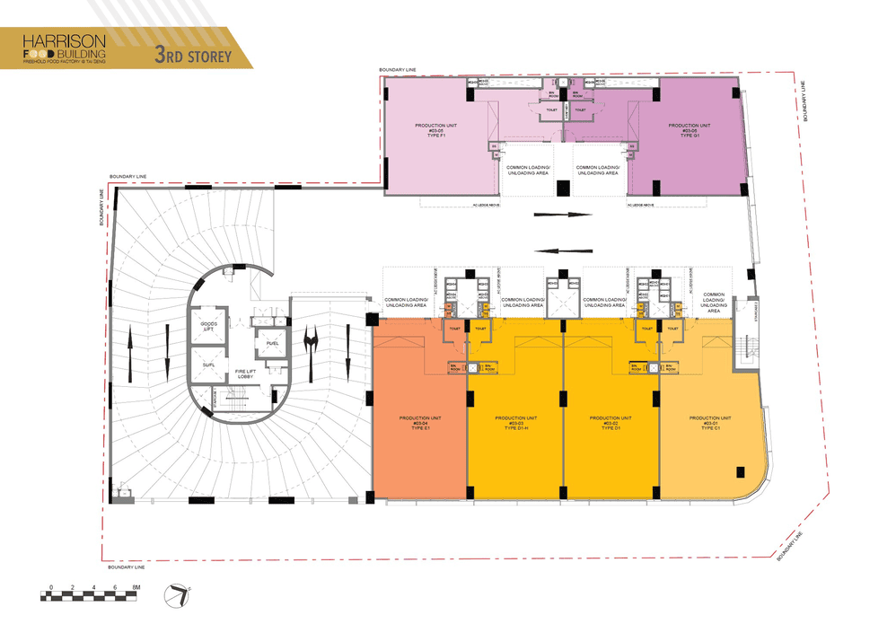 Harrison Food Building Level 3 floor plan layout