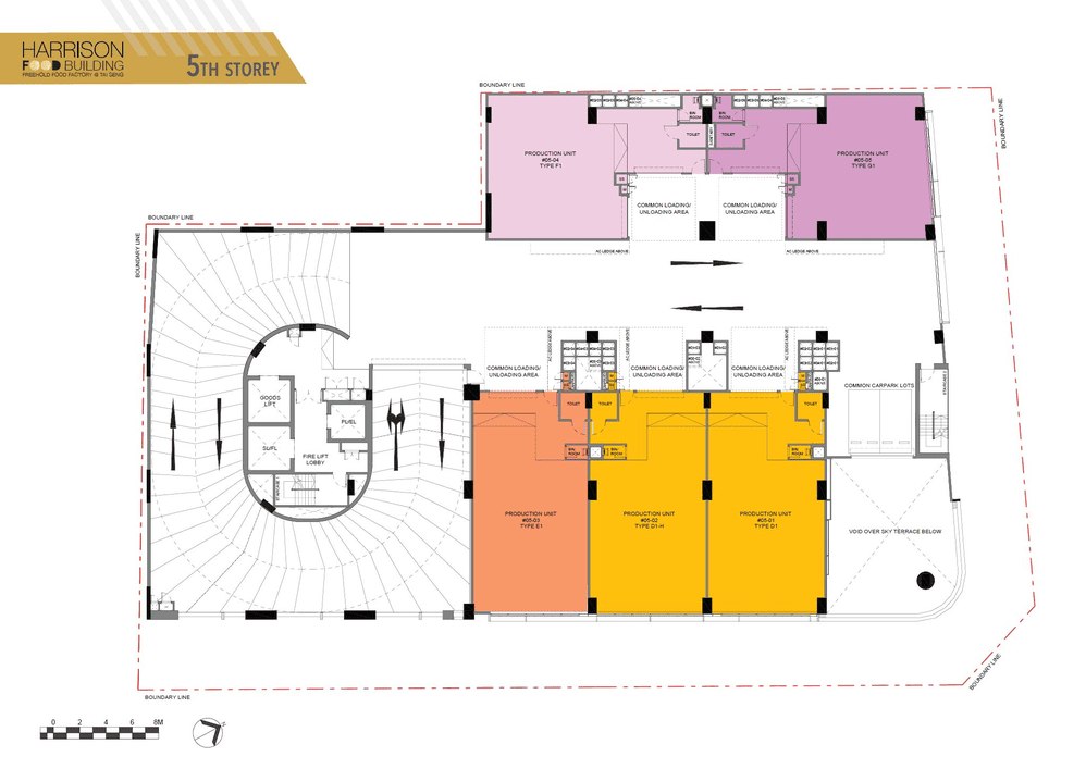 Harrison Food Building Level 5 floor plan layout