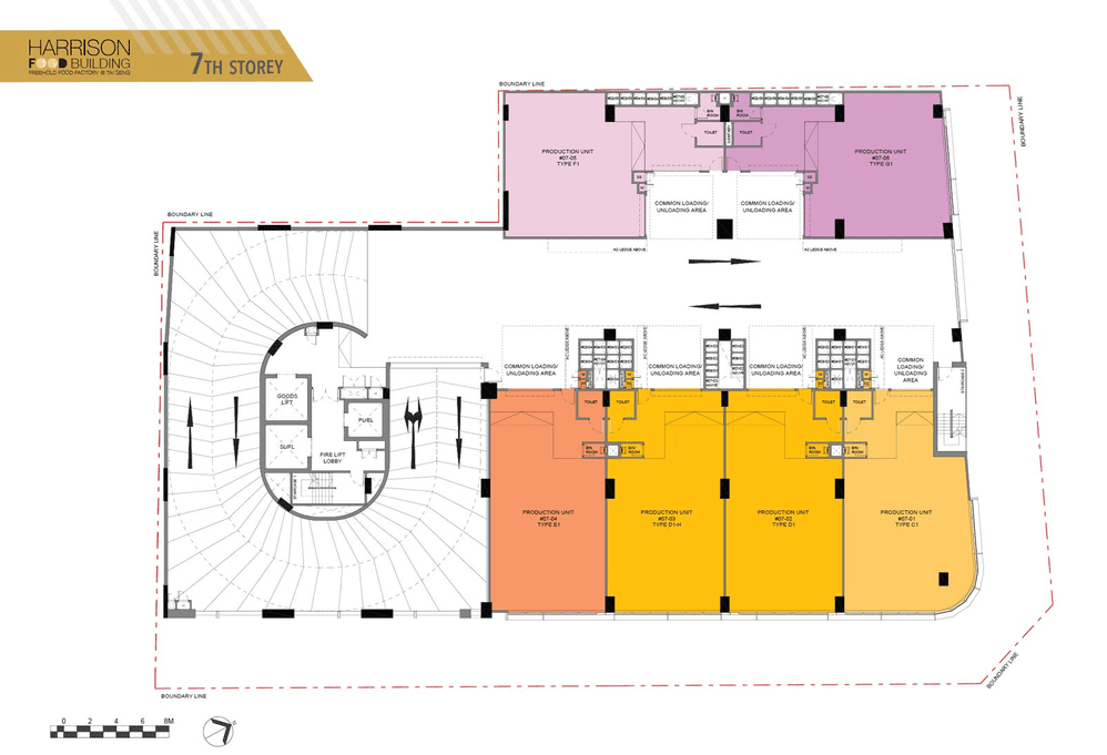 Harrison Food Building Level 7 floor plan layout
